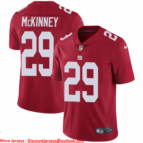 Nike Giants #29 Xavier McKinney Red Alternate Men's Stitched NFL Vapor Untouchable Limited Jersey