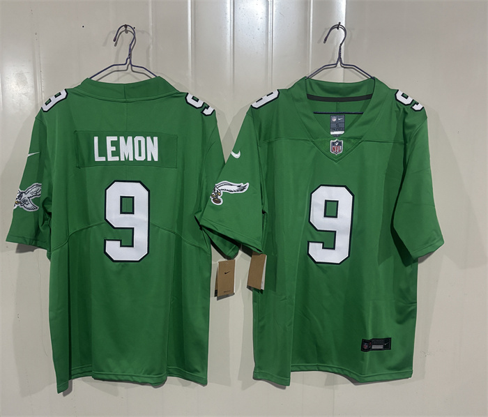 Men's Philadelphia Eagles #9 Makai Lemon Kelly Green 2026 Draft Vapor Untouchable Limited Throwback Stitched Football Jersey