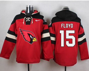 Nike Arizona Cardinals #15 Michael Floyd Red Player Pullover NFL Hoodie