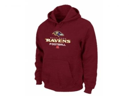 Baltimore Ravens Critical Victory Pullover Hoodie RED