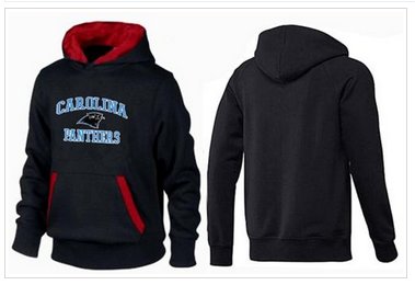 Carolina Panthers Heart & Soul Pullover Hoodie Black & Red