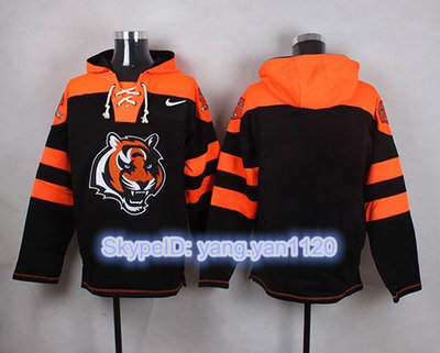 Nike Bengals Blank Black Player Pullover NFL Hoodie