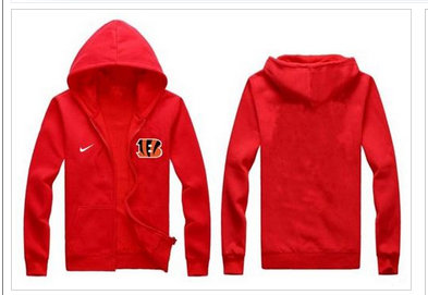 New Cincinnati Bengals Authentic Logo Hoodie Red