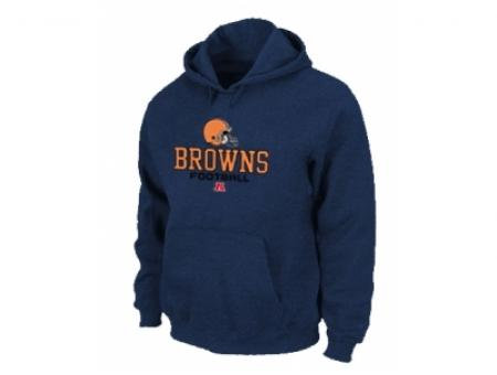 Cleveland Browns Critical Victory Pullover Hoodie D.Blue