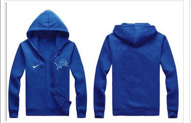 New Detroit Lions Authentic Logo Hoodie Blue