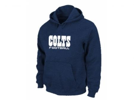ndianapolis Colts Authentic font Pullover Hoodie D.Blue