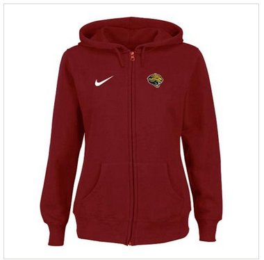 Women's NEW Jacksonville Jaguars Ladies Tailgater Full Zip Hoodie Red