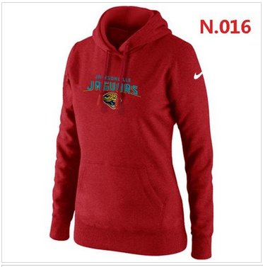 Women's NEW Jacksonville Jaguars Heart & Soul Pullover Hoodie Red