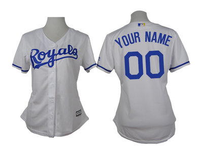 Royals White Cutomized Women New Cool Base Jersey
