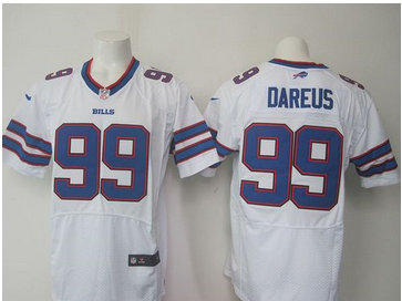 Nike Buffalo Bills #99 Marcell Dareus White Men's Stitched NFL Elite Jersey
