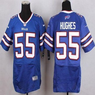 New Buffalo Bills #55 Jerry Hughes Royal Blue Team Color Men's Stitched NFL New Elite Jersey