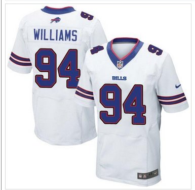 NEW Buffalo Bills #94 Mario Williams White NFL New Elite Jersey