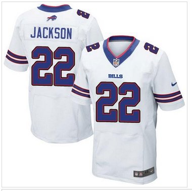 NEW Buffalo Bills #22 Fred Jackson White NFL New Elite Jersey