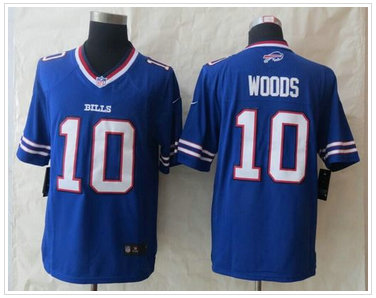 Buffalo Bills #10 Robert Woods Royal Blue Team Color NFL New Limited Jersey