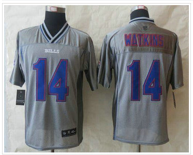 Buffalo Bills #14 Sammy Watkins Grey NFL Elite Vapor Jersey
