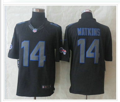 New Buffalo Bills #14 Sammy Watkins Impact Limited Black Jerseys