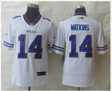 New Buffalo Bills #14 Sammy Watkins White Limited Jerseys