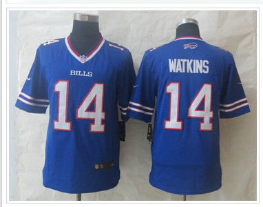 New Buffalo Bills #14 Sammy Watkins Blue Limited Jerseys