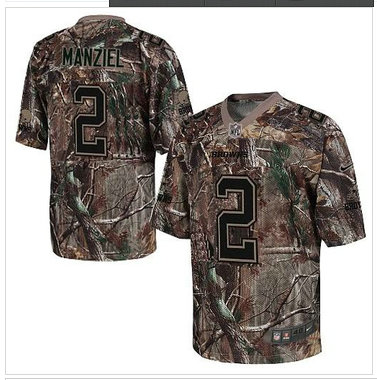NEW Cleveland Browns #2 Johnny Manziel Camo NFL Realtree Elite Jersey