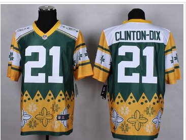 NEW Green Bay Packers #21 Ha Ha Clinton-Dix Green NFL Elite Noble Fashion Jersey