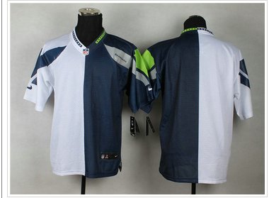 NEW Seattle Seahawks Bank Men's Stitched Elite Split Jersey