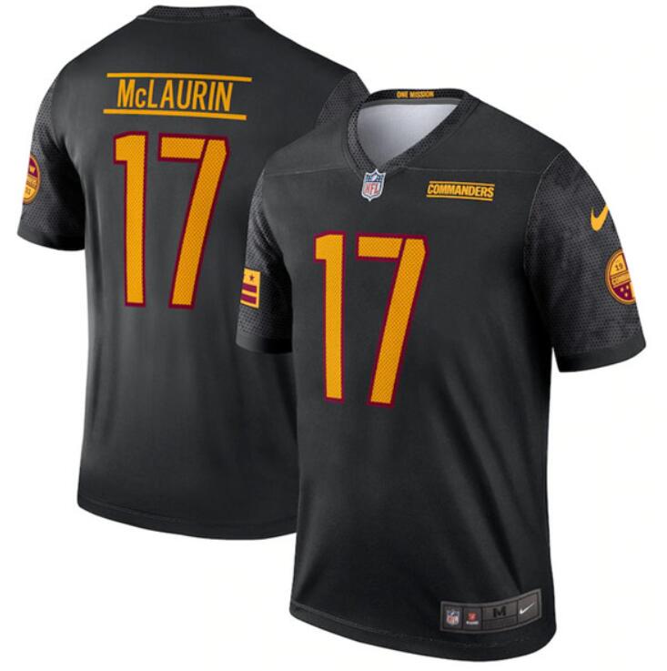 Youth Washington Commanders Active Player Custom Black Alternate Stitched Jersey