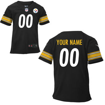 Nike Toddler Pittsburgh Steelers Customized Team Color Game Jersey