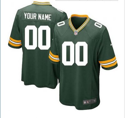 Youth Nike Green Bay Packers Customized Limited Green Team Color NFL Jersey