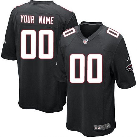 Youth Nike Atlanta Falcons Customized Elite Black Alternate NFL Jersey