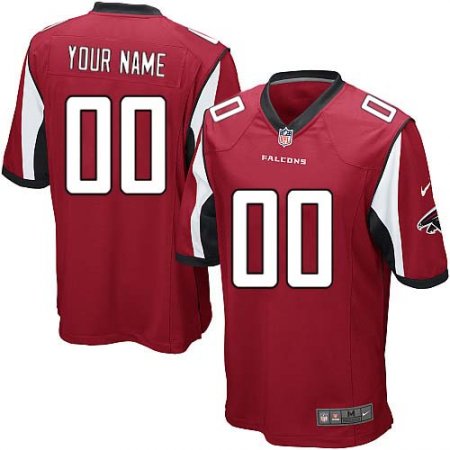 Youth Nike Atlanta Falcons Customized Elite Red Team Color NFL Jersey