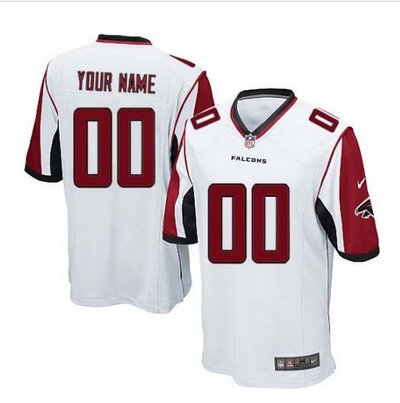 Youth Nike Atlanta Falcons Customized Elite White NFL Jersey
