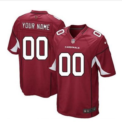 Youth Nike Arizona Cardinals Customized Elite Red Team Color NFL Jersey