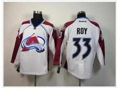 Colorado Avalanche #33 Patrick Roy White NHL Jersey