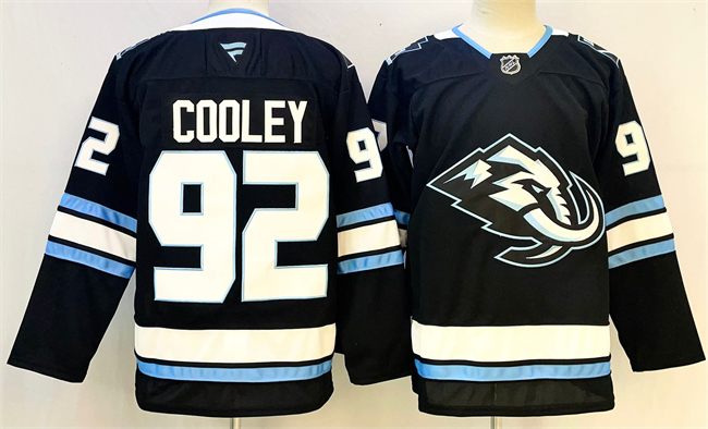 Men's Utah Mammoth #92 Logan Cooley Navy 2025 Stitched Jersey