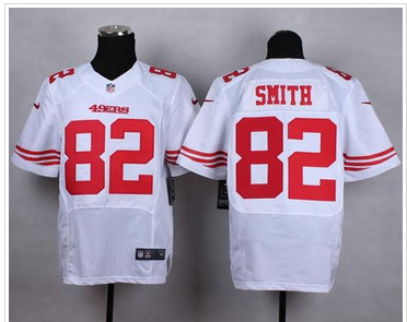 NEW San Francisco 49ers #82 Torrey Smith White Men's Stitched NFL Elite Jersey NEW San Francisco 49ers #82 Torrey Smith White Men's Stitched NFL Elite Jersey