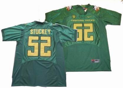 NCAA Oregon Ducks 52 stuckey green jerseys