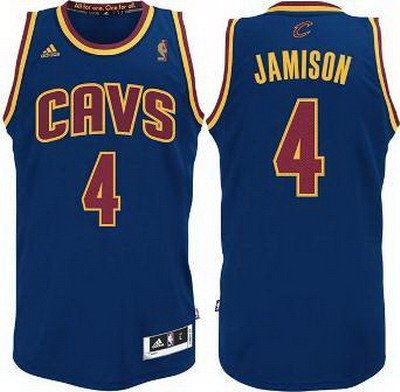 Cleveland Cavaliers #4 Antawn Jamison Blue Jersey