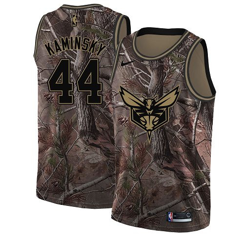 Nike Hornets #44 Frank Kaminsky Camo NBA Swingman Realtree Collection Jersey