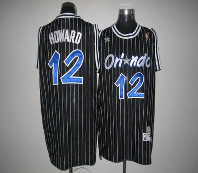 Orlando Magic 12 Dwight Howard Swingman Alternate black Jersey