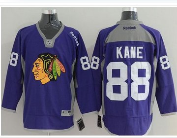 Chicago Blackhawks #88 Patrick Kane Purple Hockey Fights Cancer Stitched NHL Jersey