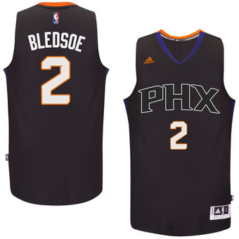 Men's Phoenix Suns Eric Bledsoe adidas Black Swingman Alternate Jersey