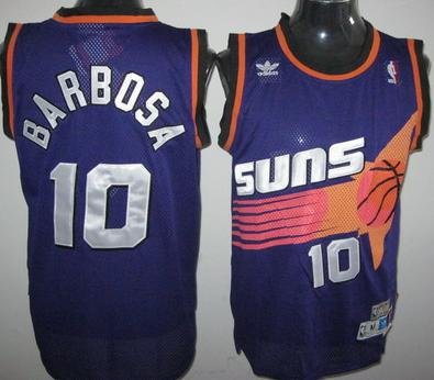 Phoenix Suns 10# L.Barbosa Purple Swingman Jersey
