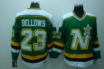 Dalls Stars 23 Brian Bellows Green Jerseys CCM 2