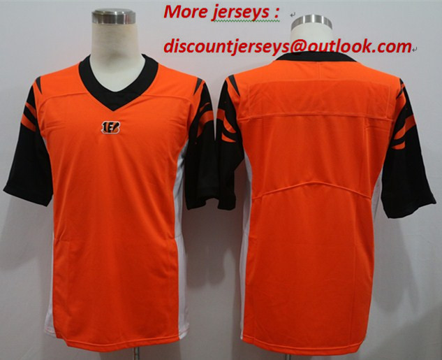 Nike Bengals Blank Orange Vapor Untouchable Limited Jersey