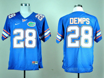 Nike Florida Gators Jeff Demps 28 Royal Blue College Football Jerseys