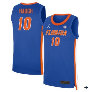 Men's Florida Gators #10 Thomas Haugh Royal Limited College Basketball Jerseys