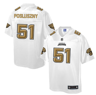 Nike Jaguars #51 Paul Posluszny White Men's NFL Pro Line Fashion Elite Jersey