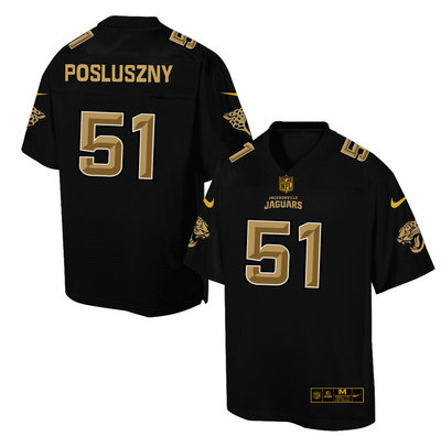 Nike Jaguars #51 Paul Posluszny Black Men's NFL Pro Line Fashion Elite Jersey