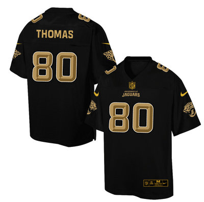 Nike Jaguars #80 Julius Thomas Black Men's NFL Pro Line Fashion Elite Jersey