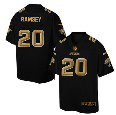 Nike Jaguars #20 Jalen Ramsey Black Men's NFL Pro Line Fashion Elite Jersey